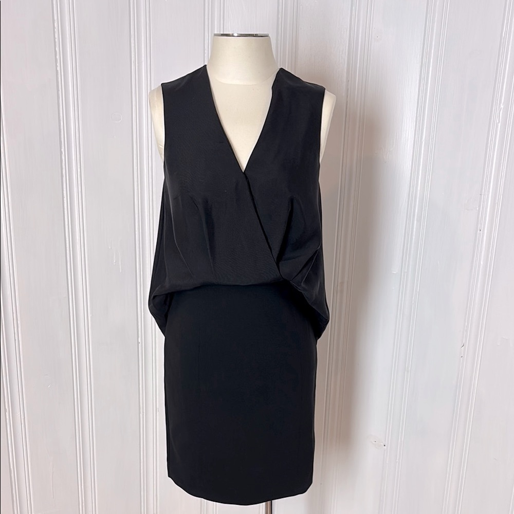 ALEXANDER WANG 100% Silk Black Cocktail Dress
